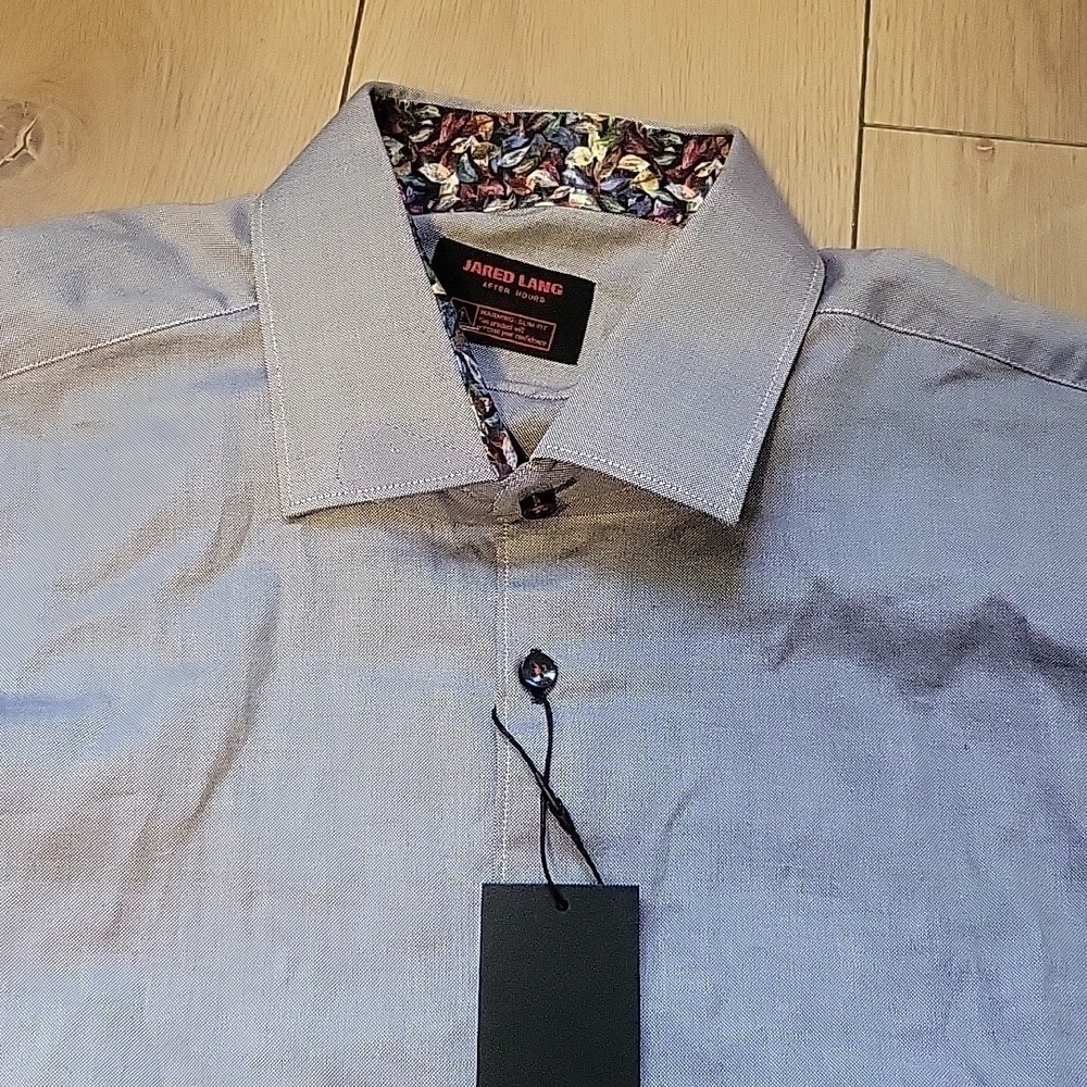 NWT Jared Lang Carter Long Sleeve Button Up Shirt size XL